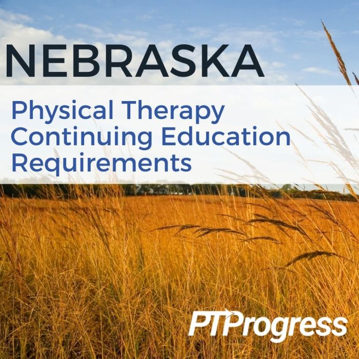 Nebraska physical therapy license renewal