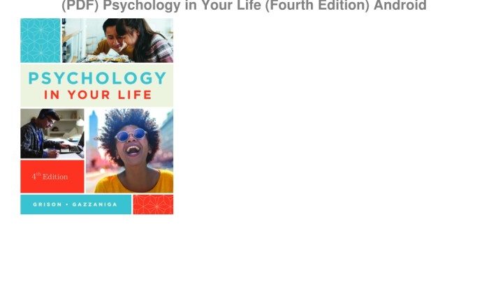 Psychology in your life fourth edition