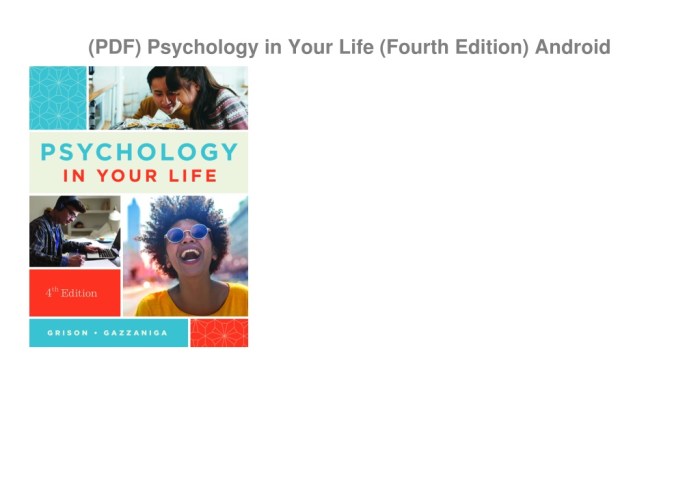 Psychology in your life fourth edition